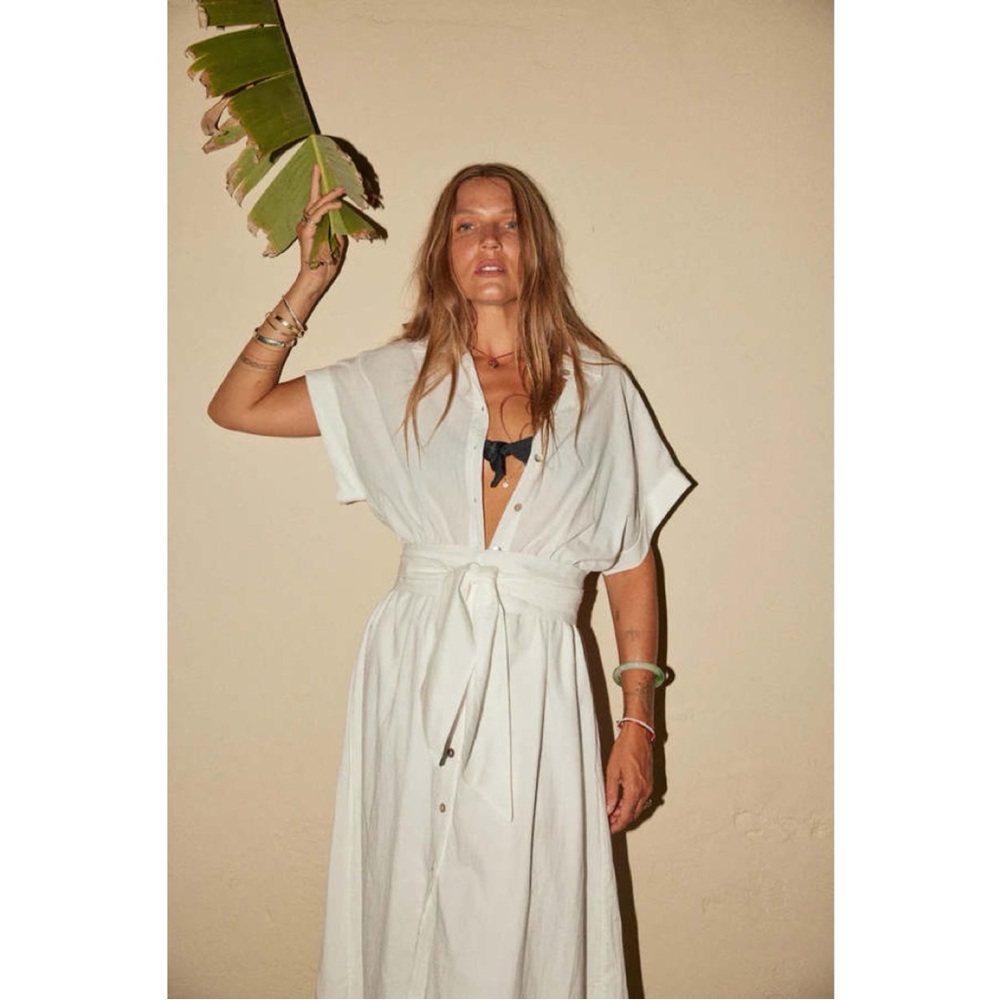 Natalie Martin Harper Maxi Cotton Dress NWT XS
